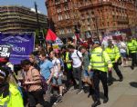 Stand Up To Racism anti-FLA march Manchester